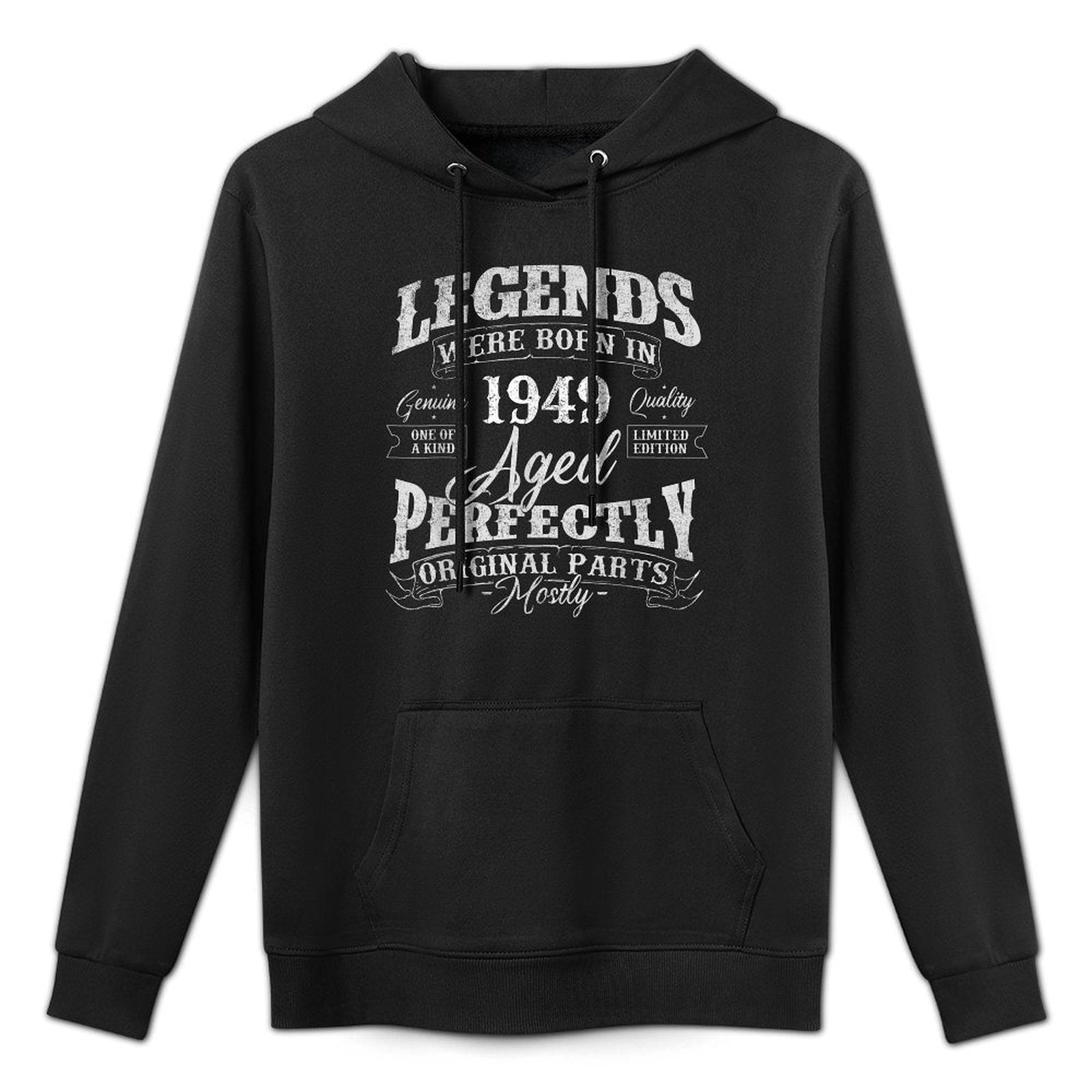 Legends Were Born In 1949 Year Of Birth Birthday Unisex Design Hoodie