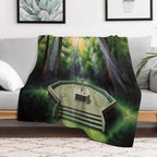 Pedestal of Time Shrink-resistant Throw Blanket