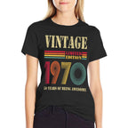 Vintage 1970 Clothes 50 Years Old Retro 50th Birthday Gifts Premium  Breathable T-Shirt