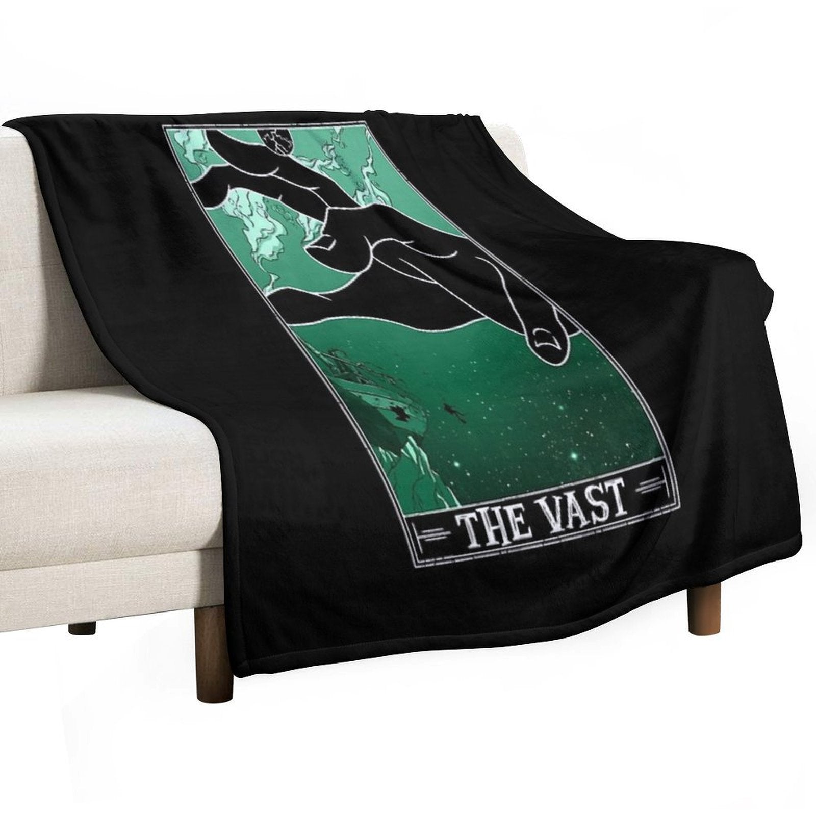 The Vast Tarotesque - (Dark) Versatility Throw Blanket
