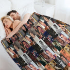 Charlie Puth Collage Velvety-soft Throw Blanket