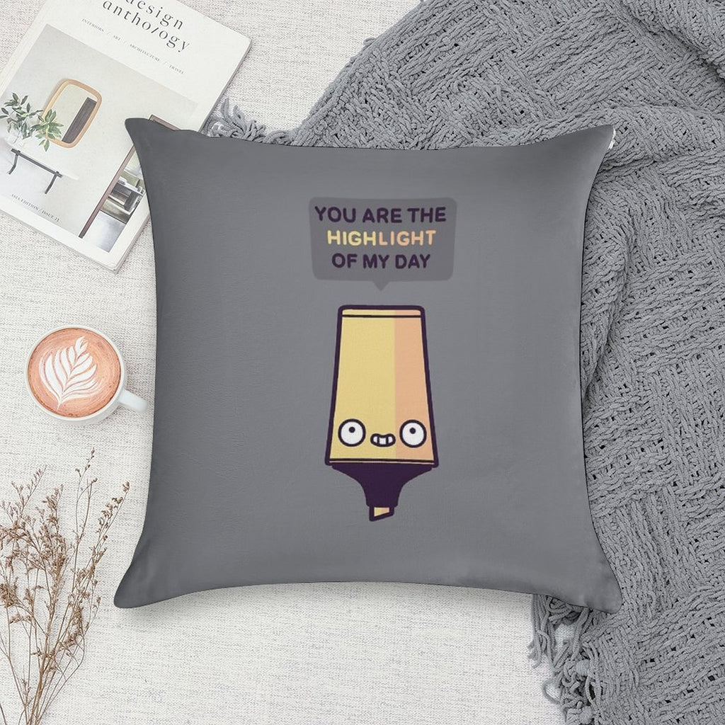 Highlight Soft Reinforced Edging Throw Pillow