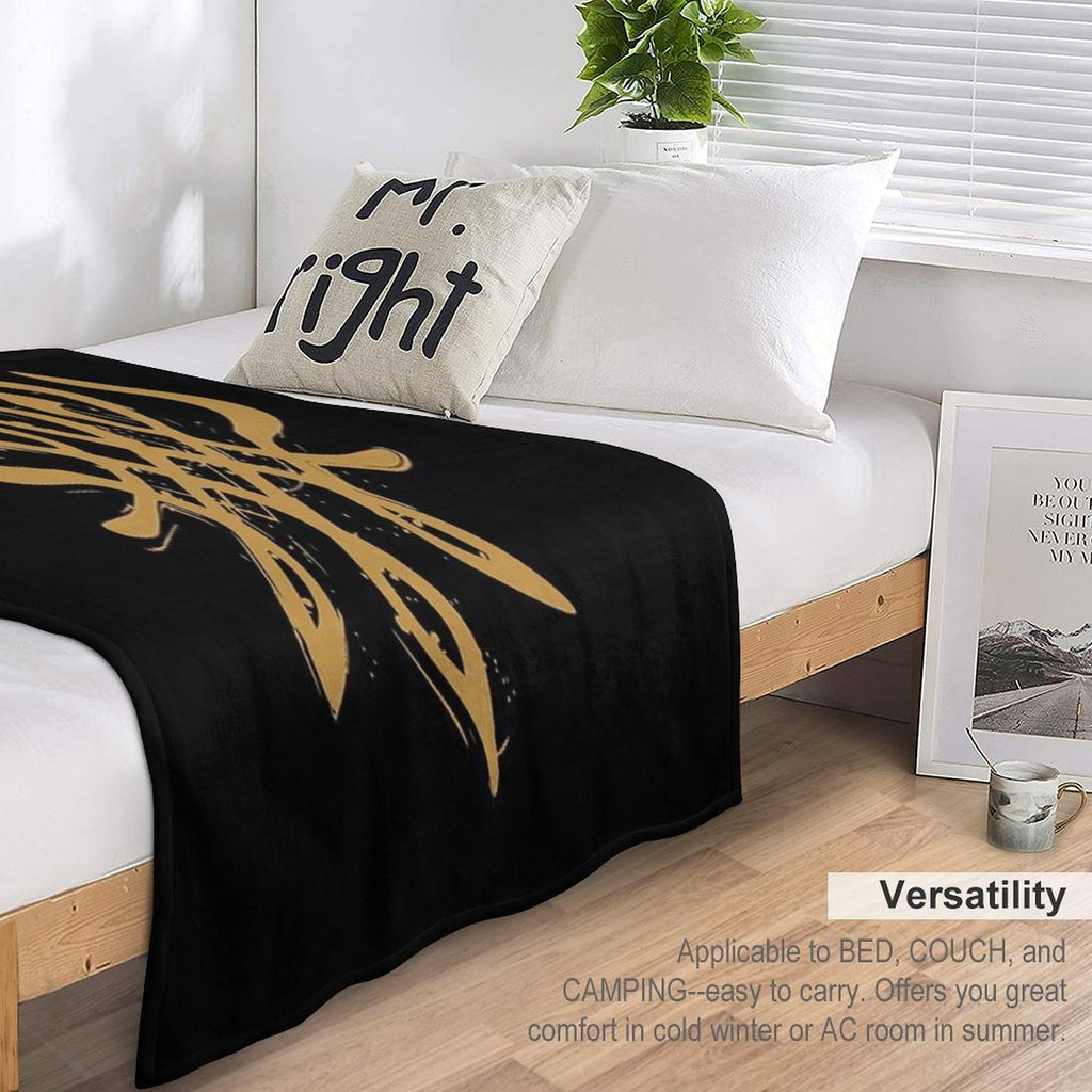 Fire Emblem™ Three Houses - Byleth Crest of Flames (Blazing Version) [Golden] Lightweight Throw Blanket