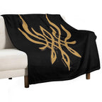 Fire Emblem™ Three Houses - Byleth Crest of Flames (Blazing Version) [Golden] Lightweight Throw Blanket