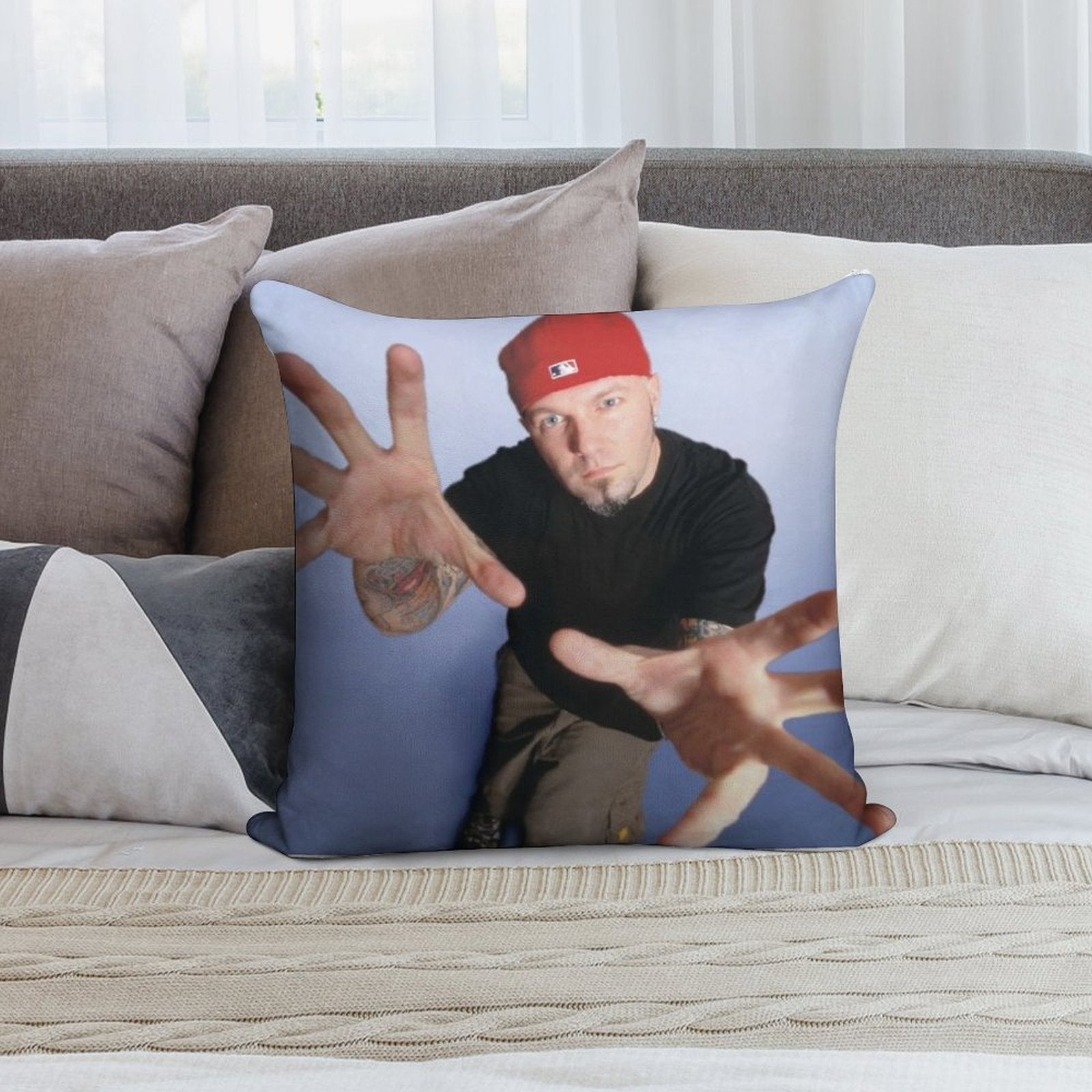 Fred Durst Soft Multiple Sizes Throw Pillow