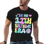 In My 11th Birthday Era 11 Years Old Girls 11th Birthday  Breathable T-Shirt