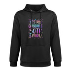 Its My Grandmas 50th Birthday Colorful Happy 50 Years Old Easy Care Hoodie