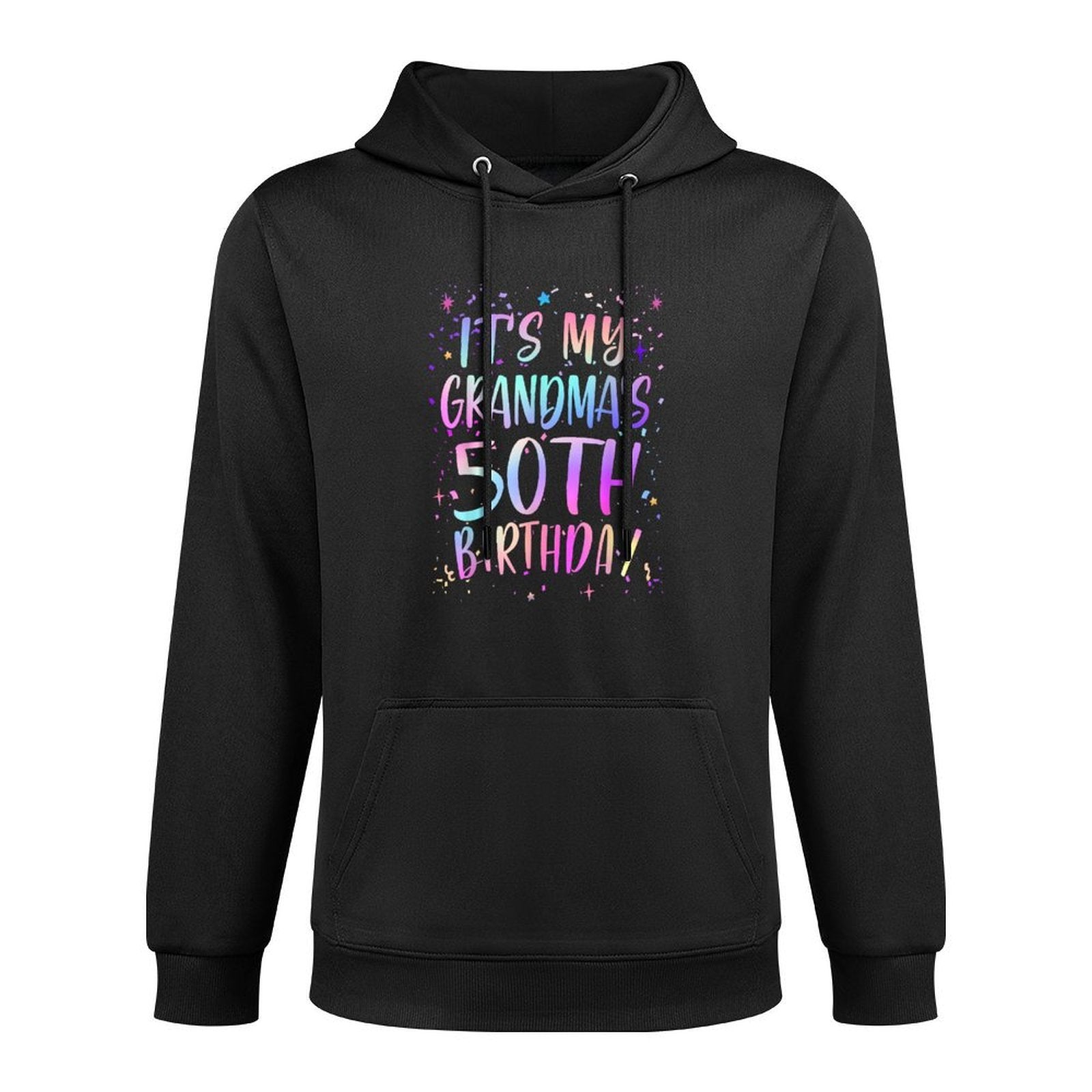 Its My Grandmas 50th Birthday Colorful Happy 50 Years Old Easy Care Hoodie