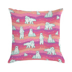 Polar Sunset Soft Gift Ready Throw Pillow