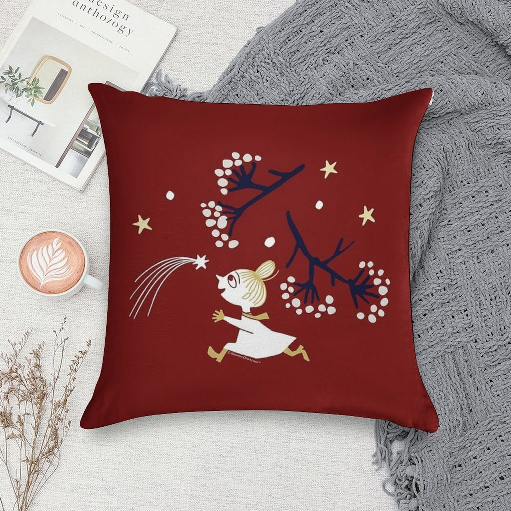 Moomin Autumn Little My Shooting Star Winter Soft Washable Throw Pillow