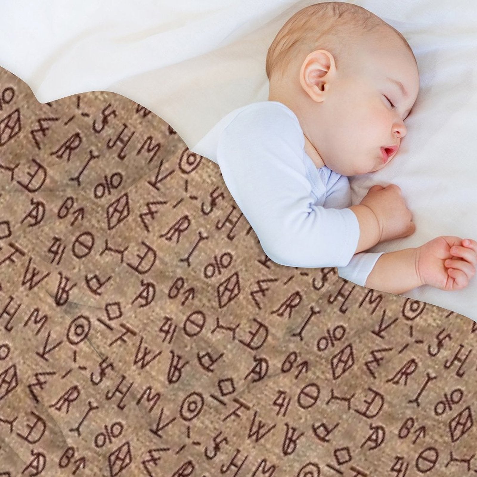 Cattle Brands Anti-pilling Throw Blanket