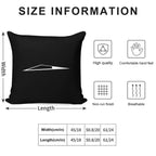 Tesla Cybertruck Minimalist Glowing Triangle Soft Skin-Friendly Throw Pillow