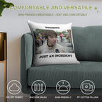 Nothing Just An Incident Charles Leclerc Soft Hidden Zipper Throw Pillow