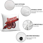 Gunners Soft Gift Ready Throw Pillow