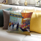 Under The Clocks (Flinders Street Station - Melbourne) Soft Skin-Friendly Throw Pillow