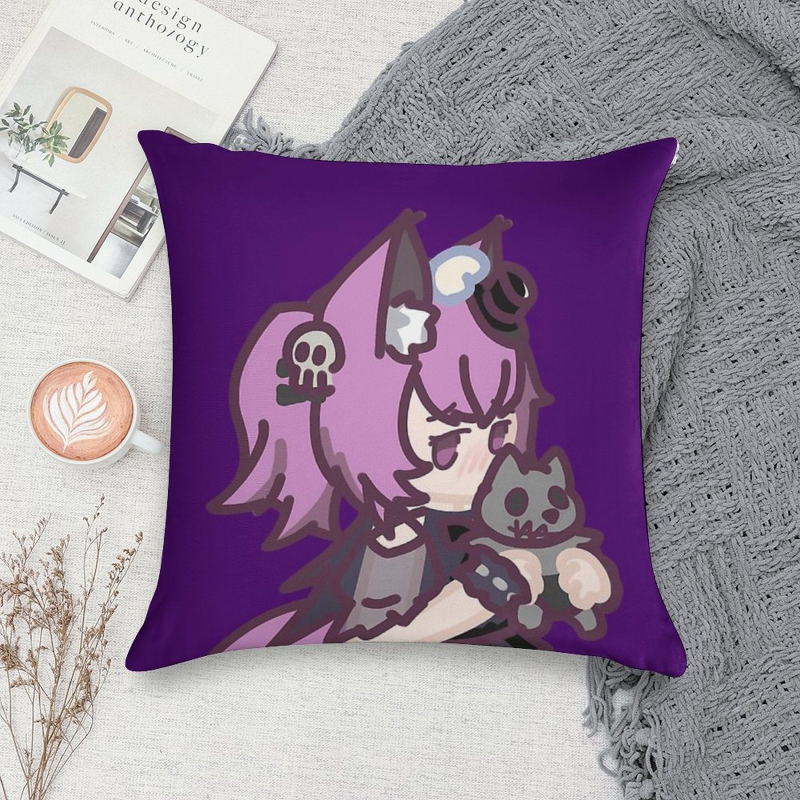 Witch Love Soft Anti-Pilling Throw Pillow