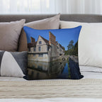 Ightham Mote in Kent England UK Soft Durable Construction Throw Pillow