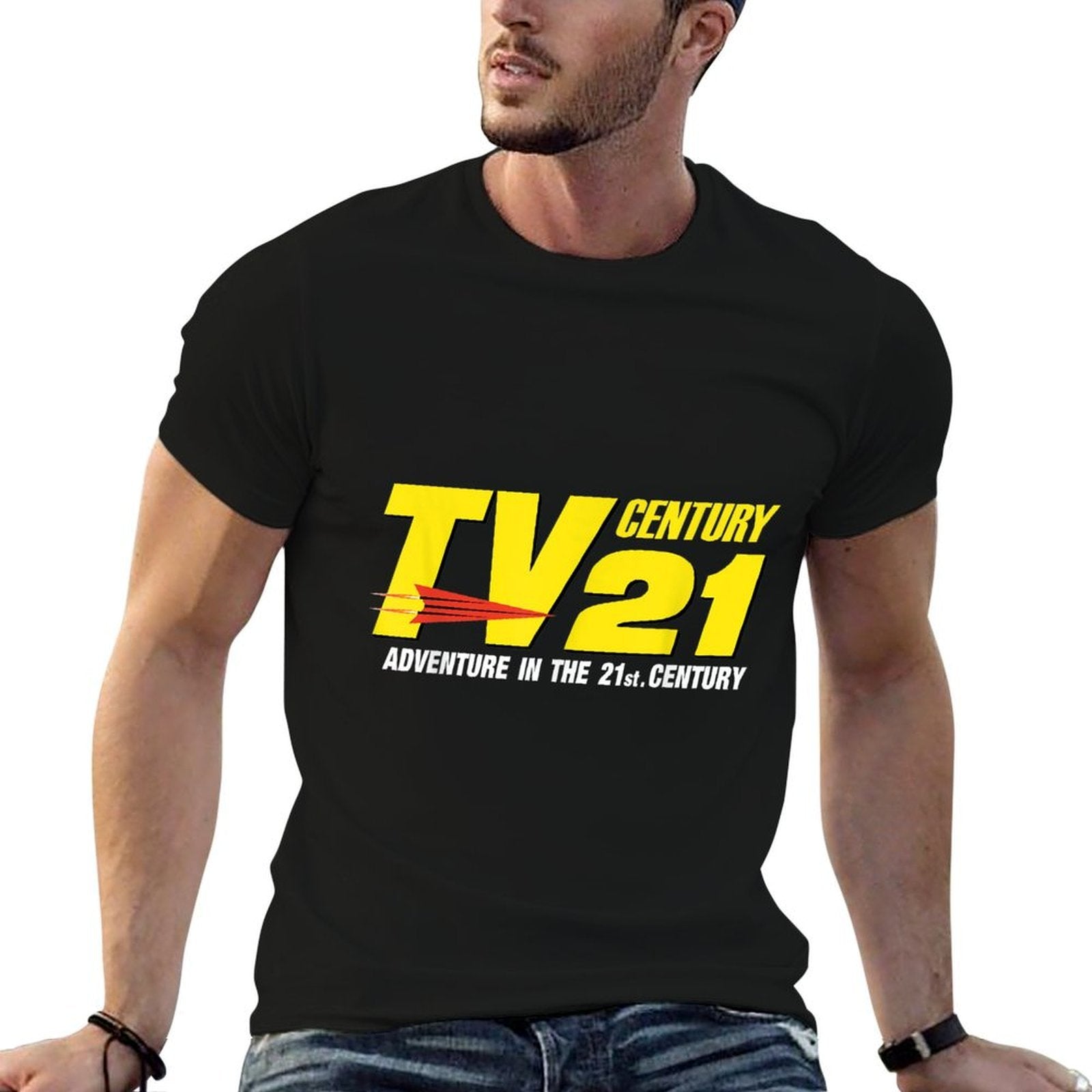 Retro 1960s TV Century 21  Odor-resistant T-Shirt