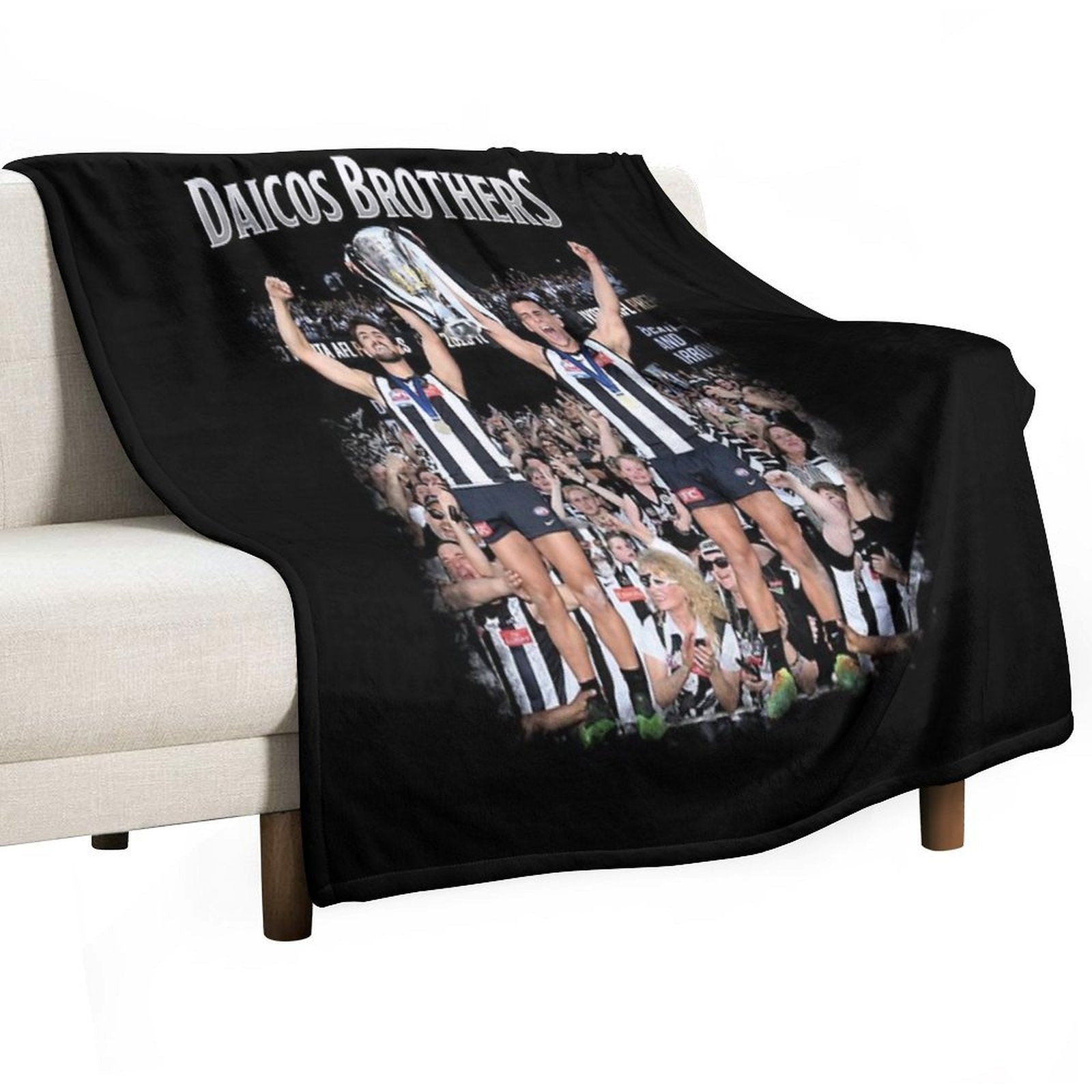 DAICOS BROTHERS Machine-washable Throw Blanket