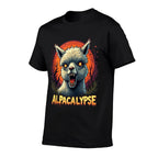 Alpacalypse - Funny Alpaca Zombie Halloween  Vintage-inspired T-Shirt