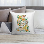 Leopard Geckos Are A Fun Time Soft Reinforced Edging Throw Pillow