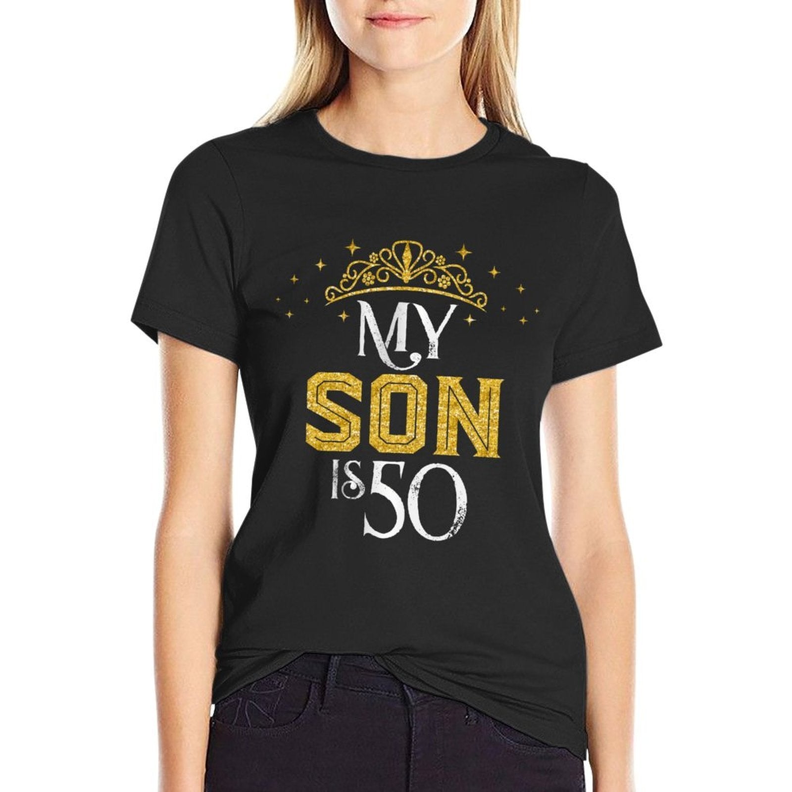 My Son Is 50 Years Old 1973 50th Birthday Gifts  Slim-fit Cut T-Shirt