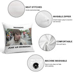 Nothing Just An Incident Charles Leclerc Soft Hidden Zipper Throw Pillow