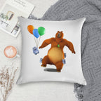 Grizzy And Lemmings Toys Soft Shrink-Resistant Throw Pillow