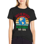 Gulf of USA America Funny Gulf of Mexico July 4th  Stretchy T-Shirt
