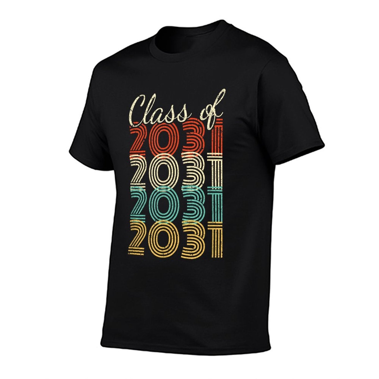 Class of 2031 Senior 2031 Graduation  Trendy Pattern T-Shirt