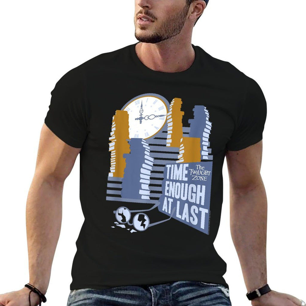 The Twilight Zone Time Enough At Last  Fade-proof Color T-Shirt