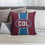 Colorado Oval Soft Shrink-Resistant Throw Pillow