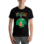 Kids This Little Dragon Is 4 Dragon 4th Birthday 4 Year Old Boy  Eco-friendly Material T-Shirt