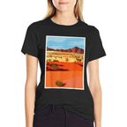 Desert Wasteland Landscape  Slim-fit Cut T-Shirt