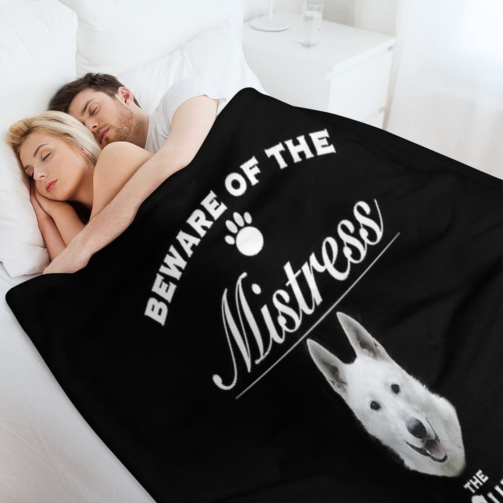 White German Shepherd Tshirt White German Shepherd Dog Shirt Tee Eco-conscious Throw Blanket
