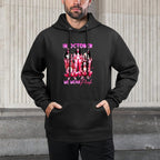 In October We Wear Pink Horror Breast Cancer Awareness Meme Pilling-Resistant Hoodie