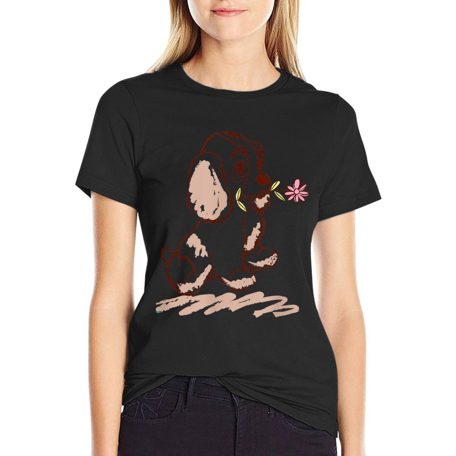 Disney Lady And The Tramp Lady Puppy Sketch  Odor-resistant T-Shirt