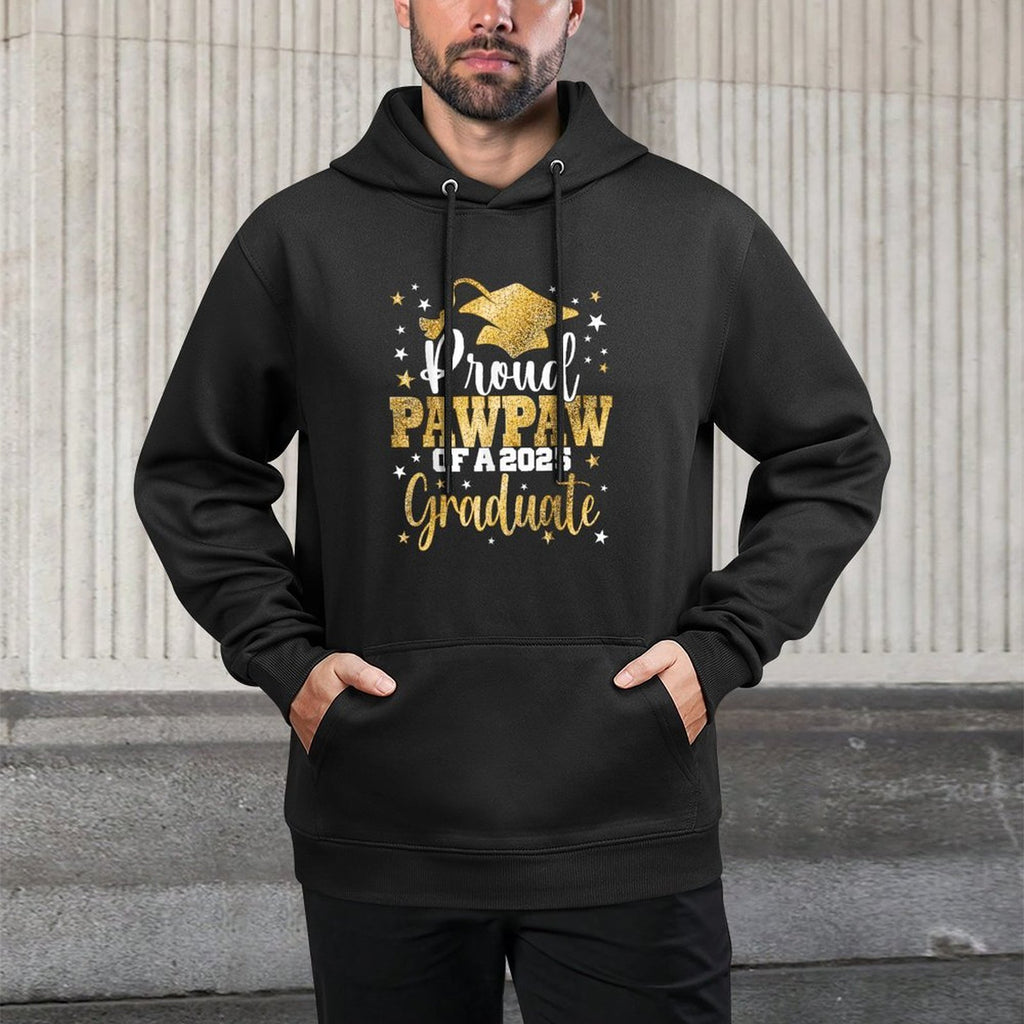 Proud PawPaw Of A Class of 2025 Graduate Senior Graduation Colorfast Hoodie