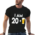 21st Birthday Beer 21 Years Old Alcohol Gift  Graphic-printed T-Shirt