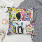 Lionel Messi Soft Gift Ready Throw Pillow