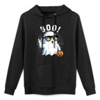 Halloween Costume Boo Ghost Rock Pumpkin Colorfast Hoodie