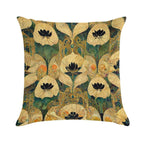 The Golden Era Soft High-Density Material Throw Pillow