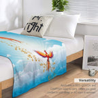 Phoenix Rising Easy Care Throw Blanket