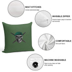 Royal Marines Skull And Dagger Soft Gift Ready Throw Pillow