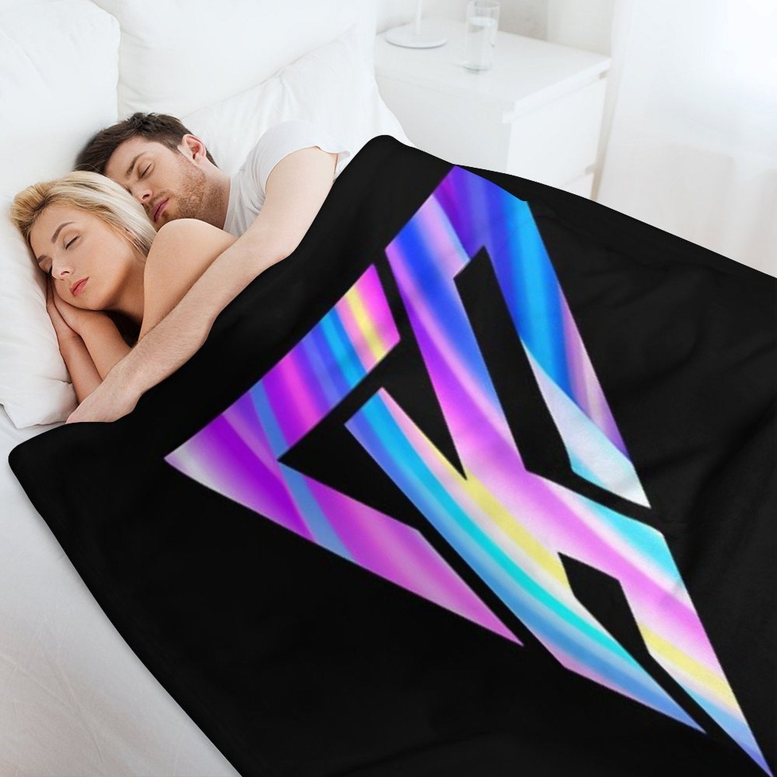 Funneh And The Krew T-ShirtKrew Logo Fresh Travel-friendly Throw Blanket