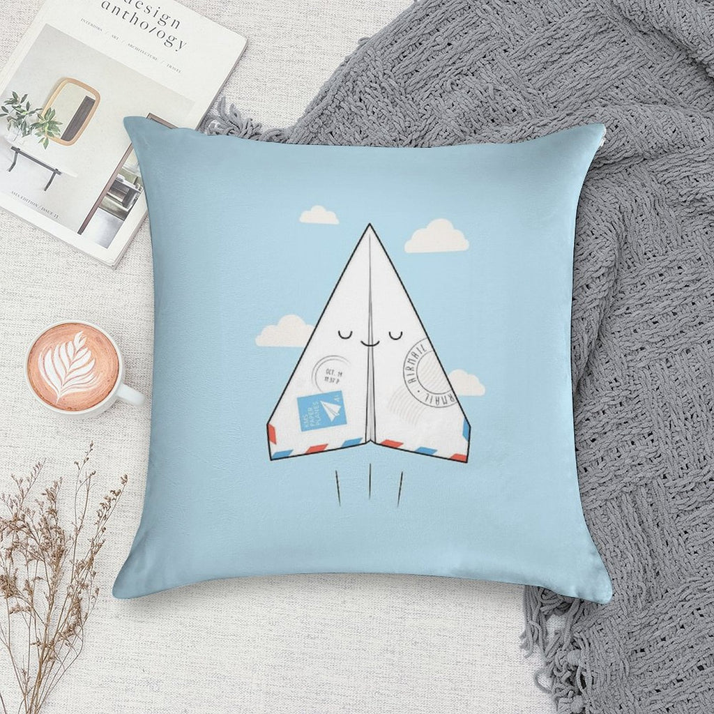Airmail Soft Bedroom Essential Throw Pillow