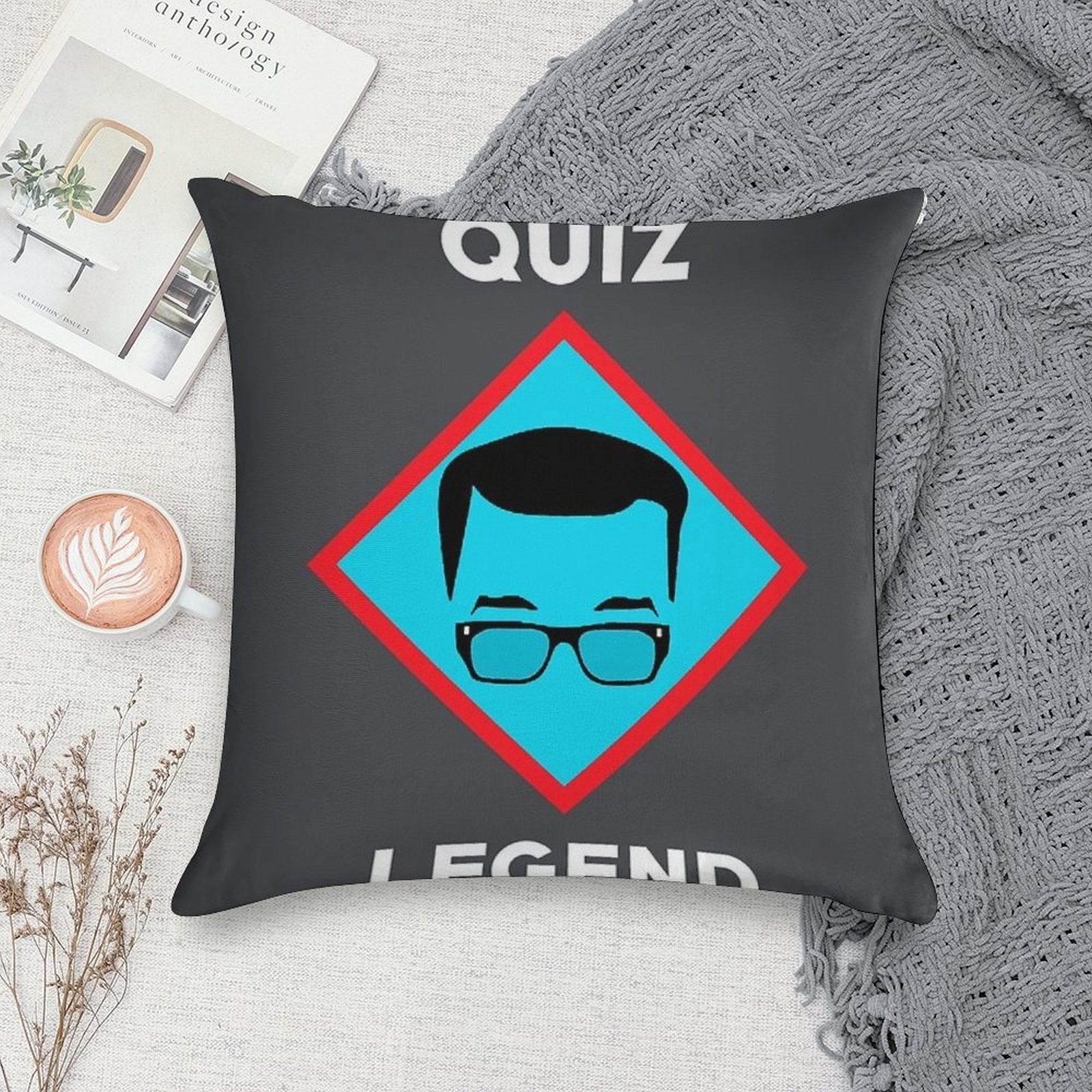 Richard Osman Soft Warmth Comfort Throw Pillow