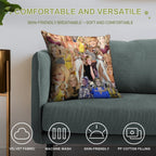Helene Fischer German Singer Abstract Collage Pattern Soft Bedroom Essential Throw Pillow