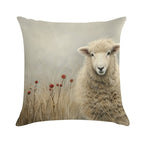 Bonny The Sheep Soft Skin-Friendly Throw Pillow