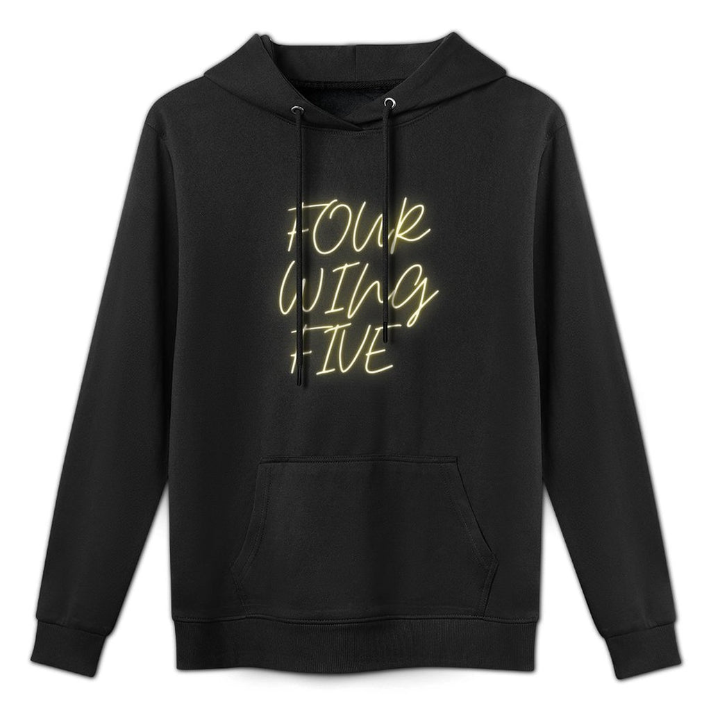 Enneagram 4w5 Type 4 Wing 5 Individualist Sparkle Script Easy Care Hoodie